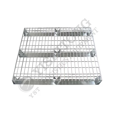 Paleta de acero de malla de alambre